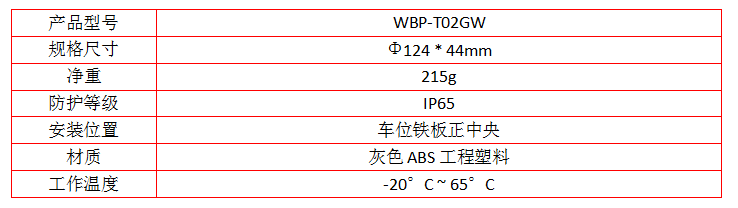 地贴式超声波车位探测器参数.png